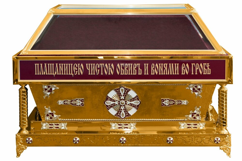 Гробниця під плащаницю Спасителя 150/90 см (91/42 см - тверда частина)