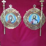 Хоругви латунні (пара) круглі