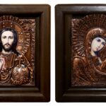 Ікона Спаситель та Богородиця (пара)
