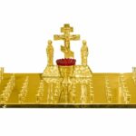 Кришка панахидного столу, 100 свічок (лита Голгофа)