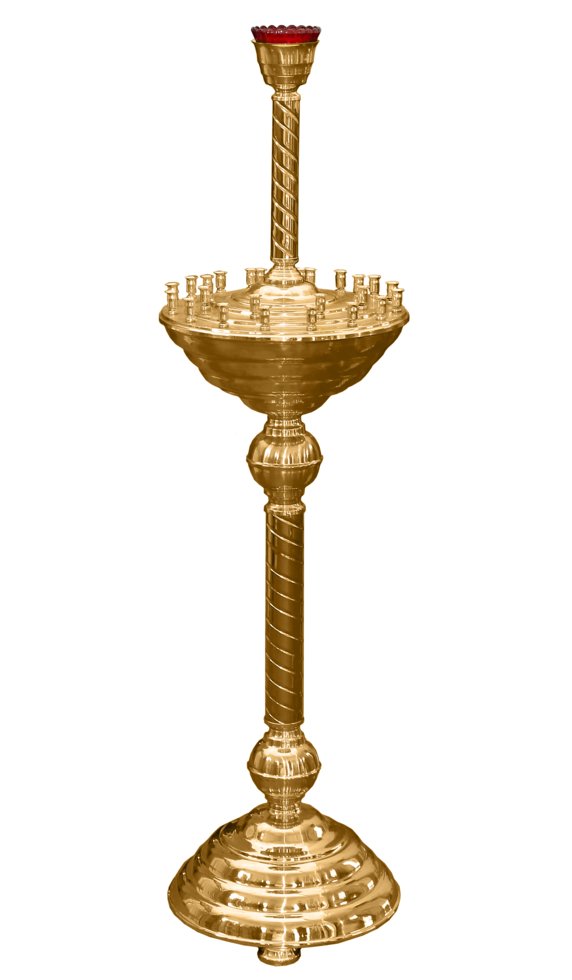 Підсвічник на 24 свічки (дитячий) прямий