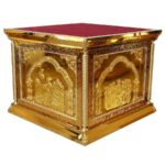 Престол 150х150 см, карбування, литі ікони