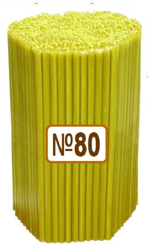 Свічки церковні парафінові №80