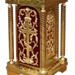 Жертовник карбування з різьбленням 60*60