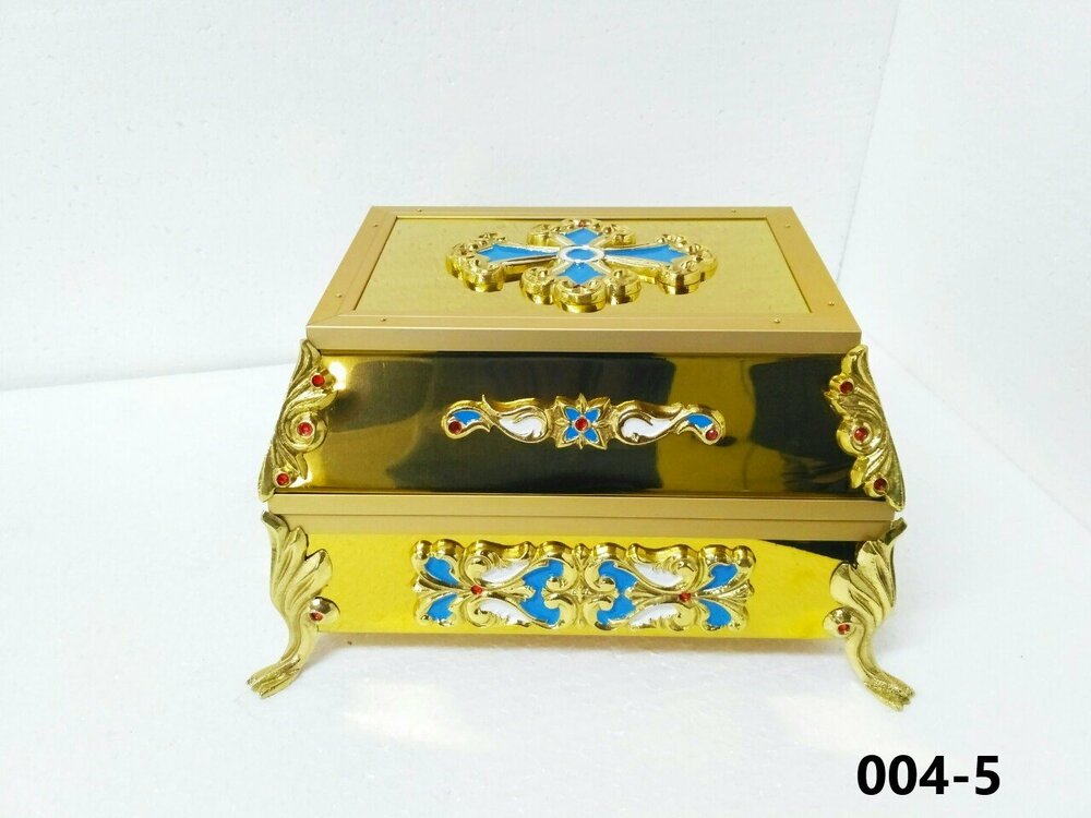 Ковчег для частинок святих мощей 1-40 частинок, 25х35 см