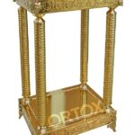 Подставка под ковчег / литейное блюдо чеканка (трубы)