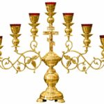 Семисвечник напрестольный на 1 ножке