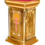 Жертвенник чеканка, печать 60*60*95